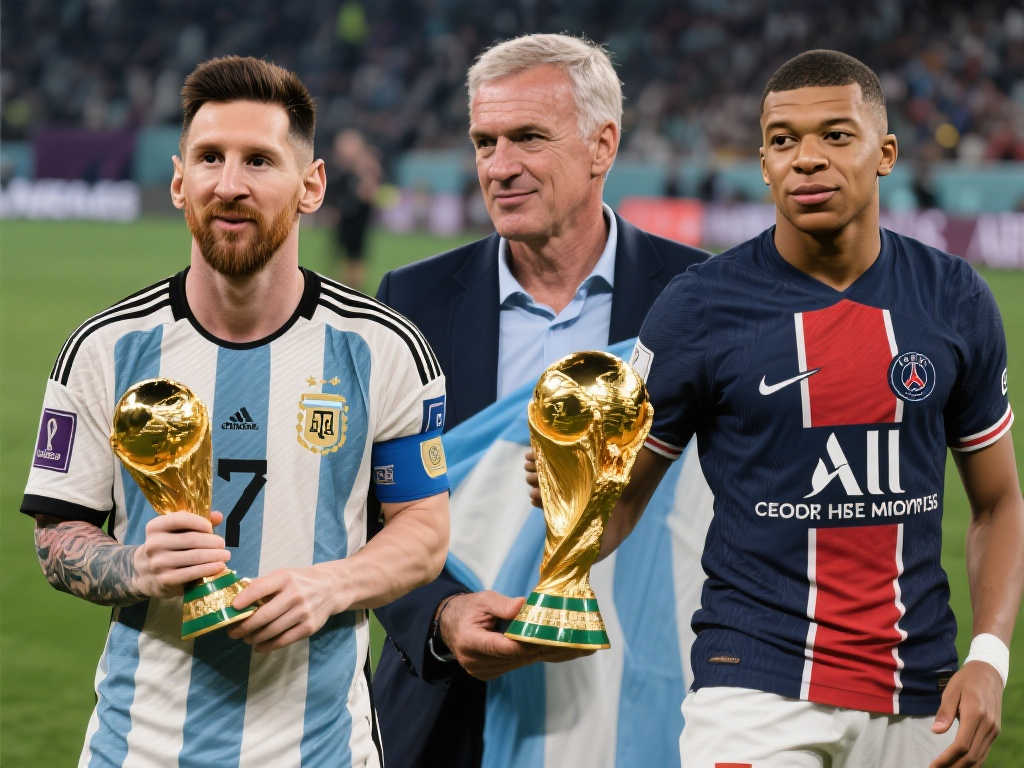 德尚:阿根廷人观点独特,但难断言他优于C罗与姆巴佩 德尚:阿根廷人观点独特,但难断言他优于C罗与姆巴佩